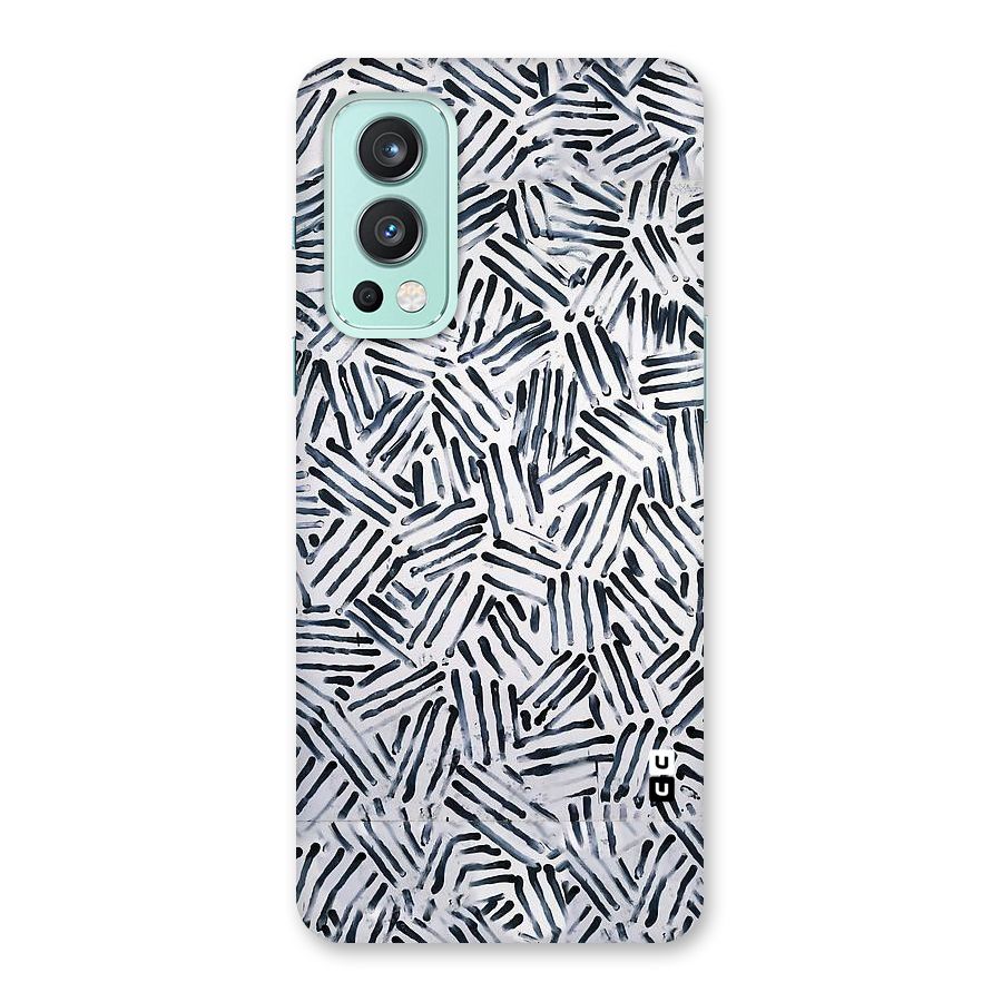 Black Tiny Uneven Back Case for OnePlus Nord 2 5G