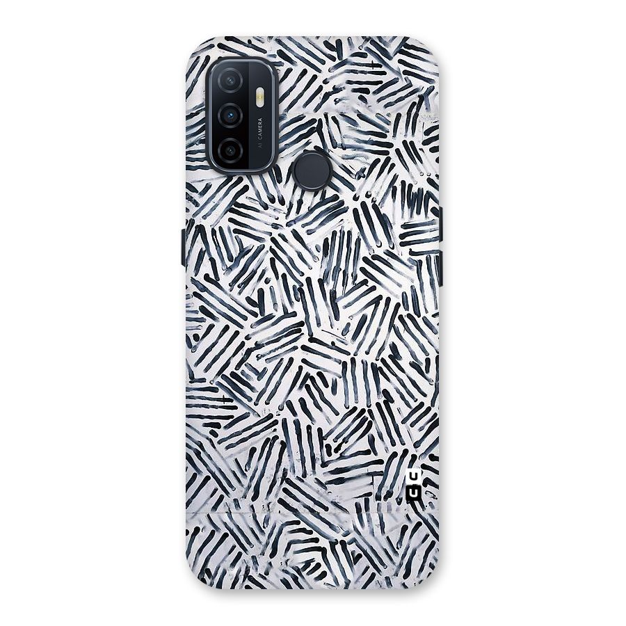 Black Tiny Uneven Back Case for Oppo A32