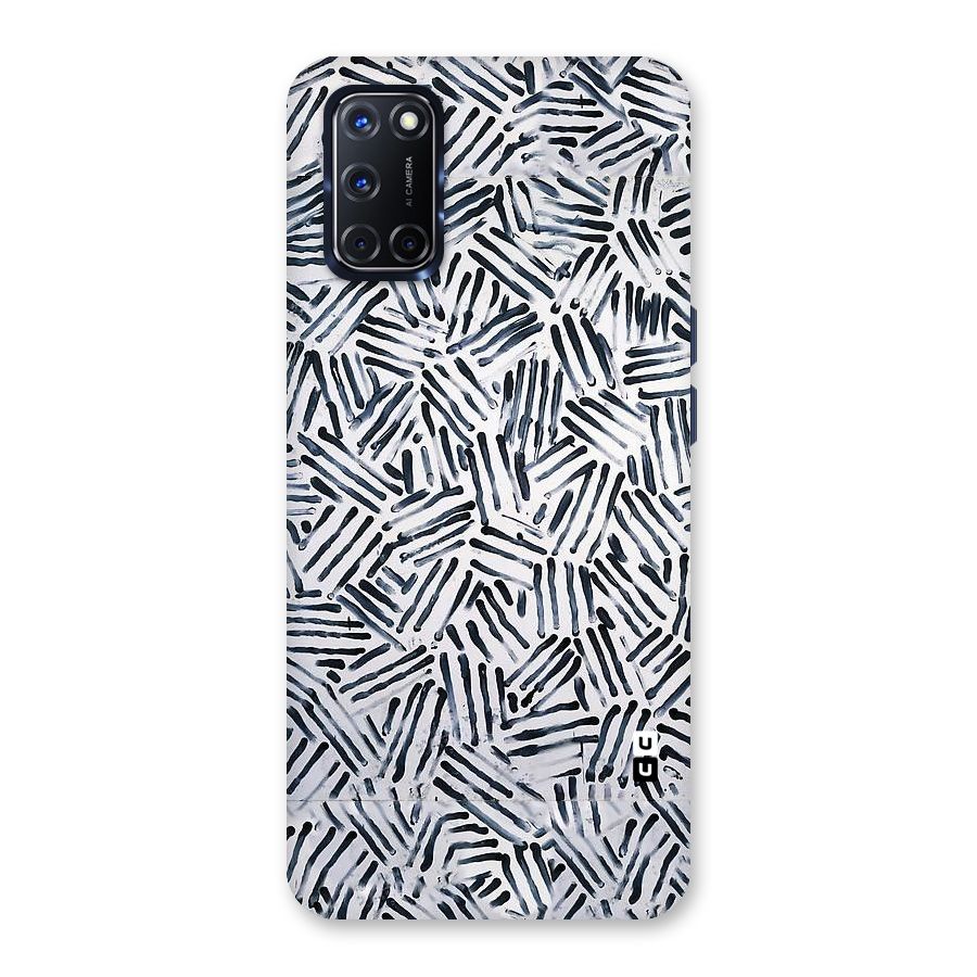Black Tiny Uneven Back Case for Oppo A52