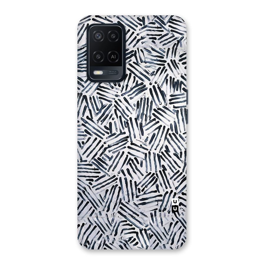 Black Tiny Uneven Back Case for Oppo A54