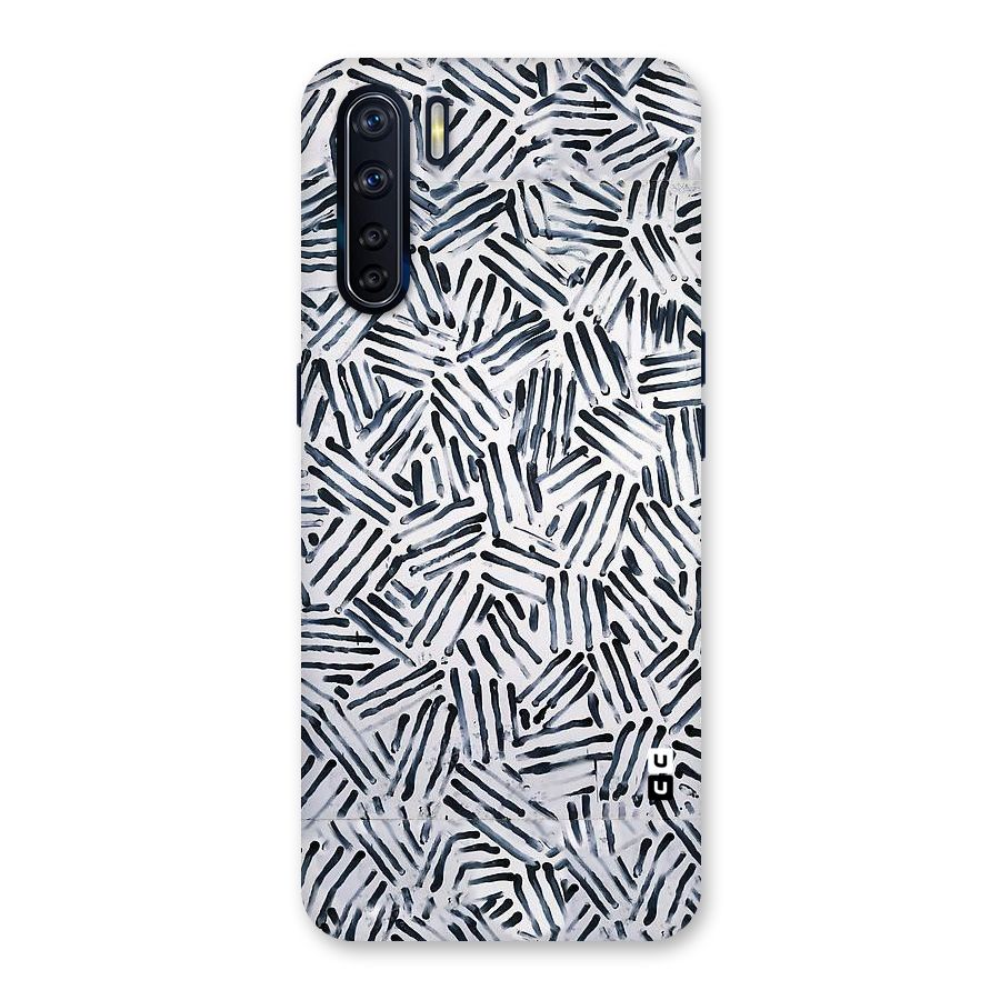 Black Tiny Uneven Back Case for Oppo F15