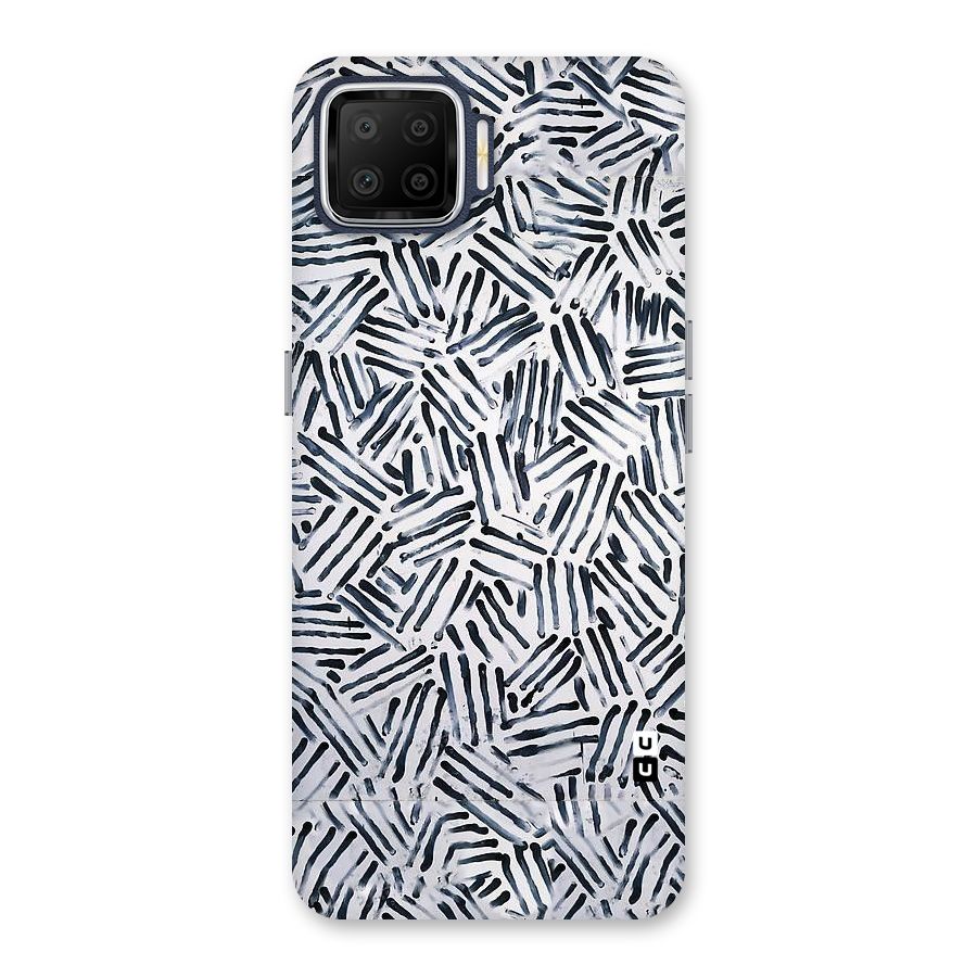 Black Tiny Uneven Back Case for Oppo F17