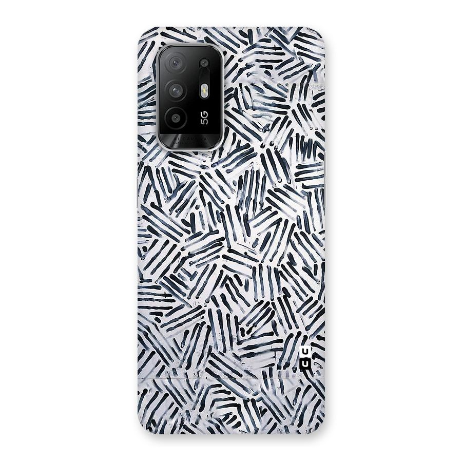 Black Tiny Uneven Back Case for Oppo F19 Pro Plus 5G