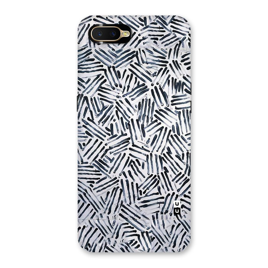 Black Tiny Uneven Back Case for Oppo K1