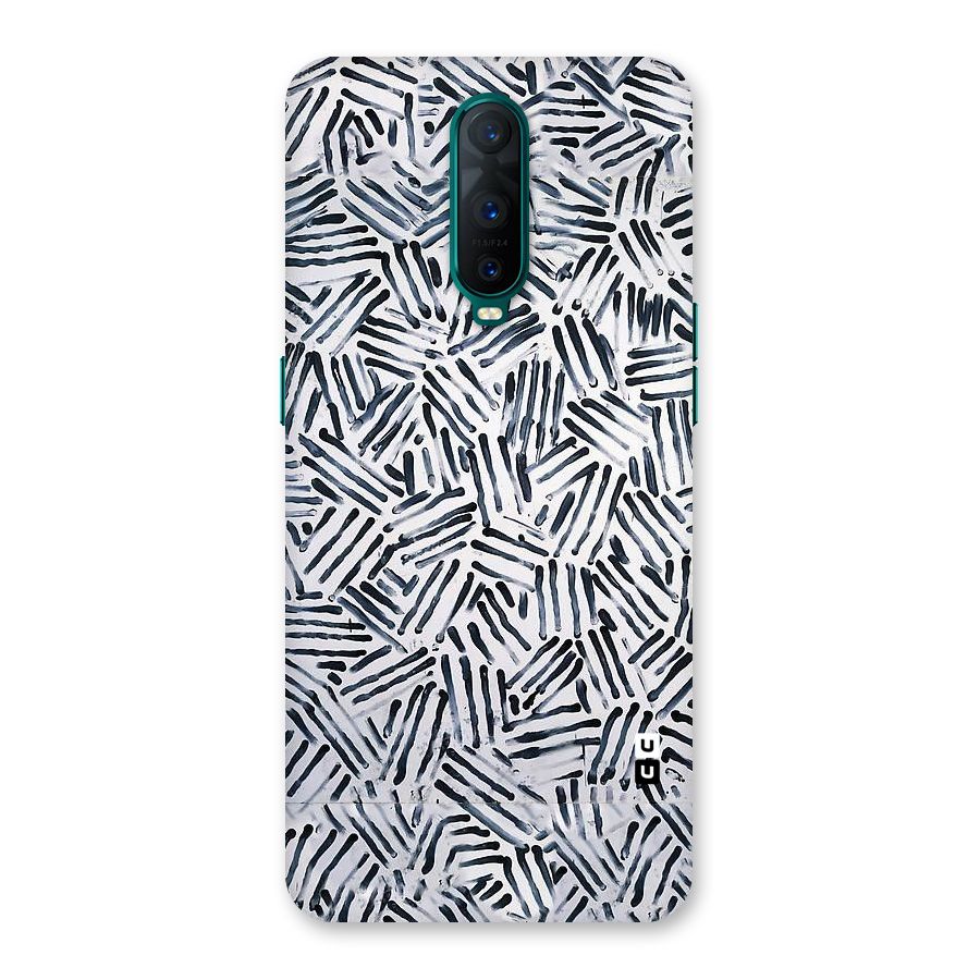 Black Tiny Uneven Back Case for Oppo R17 Pro