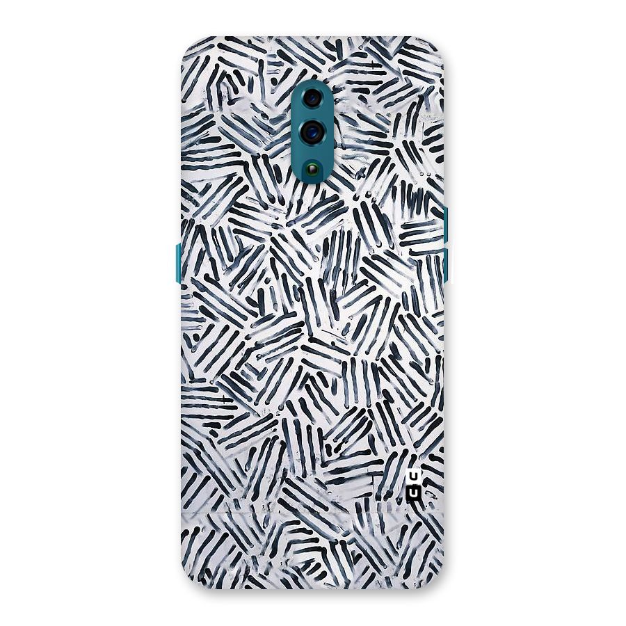 Black Tiny Uneven Back Case for Oppo Reno