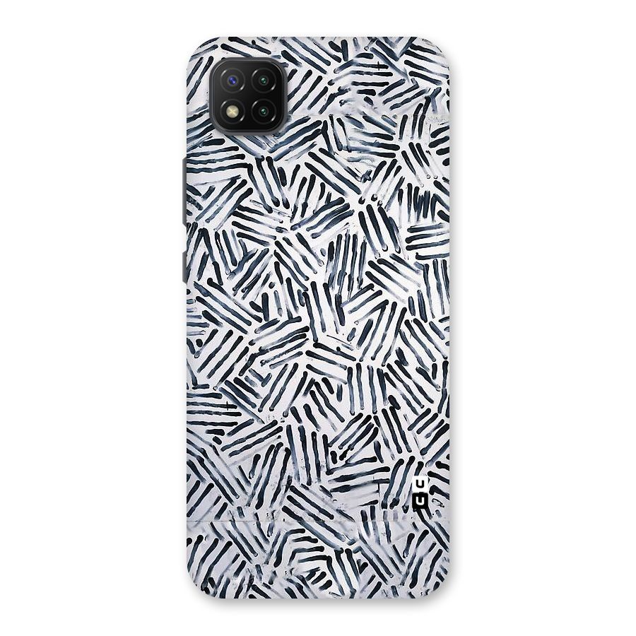 Black Tiny Uneven Back Case for Poco C3