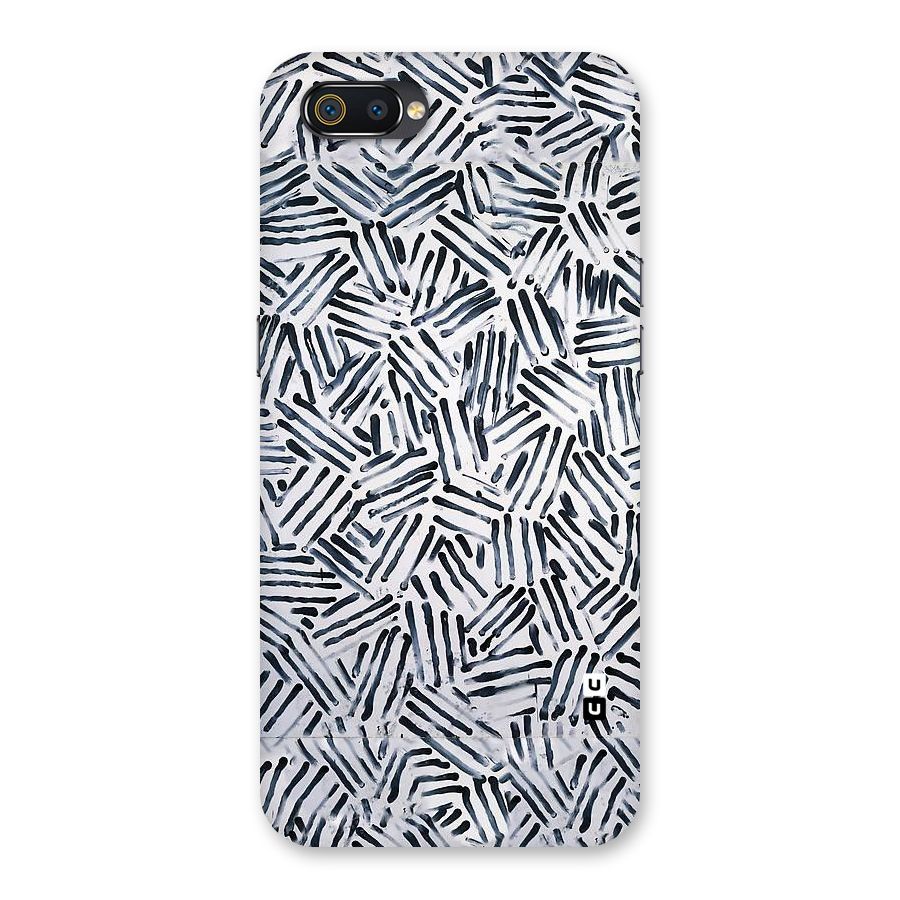 Black Tiny Uneven Back Case for Realme C2