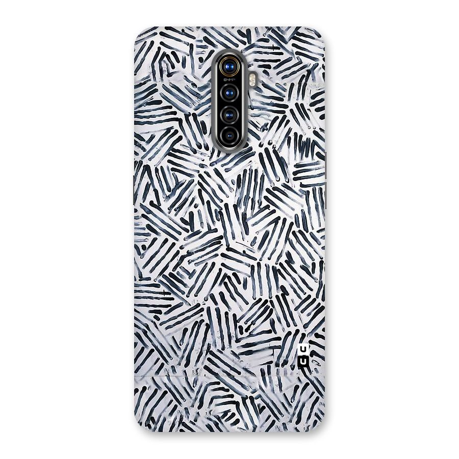 Black Tiny Uneven Back Case for Realme X2 Pro