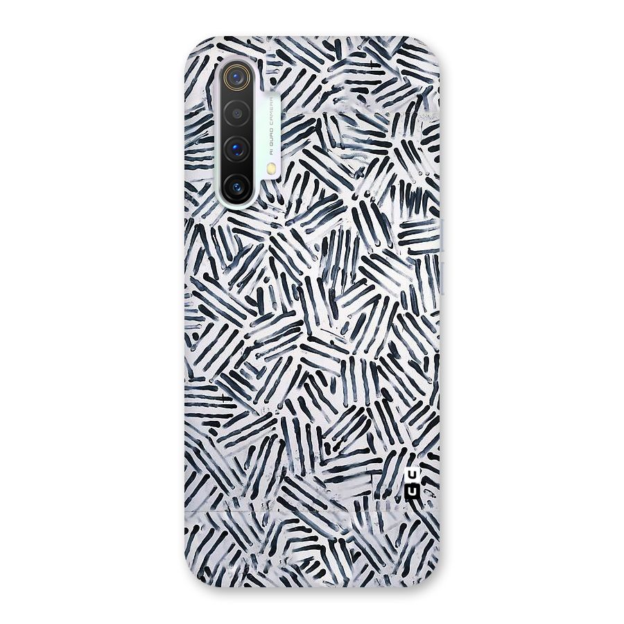 Black Tiny Uneven Back Case for Realme X3
