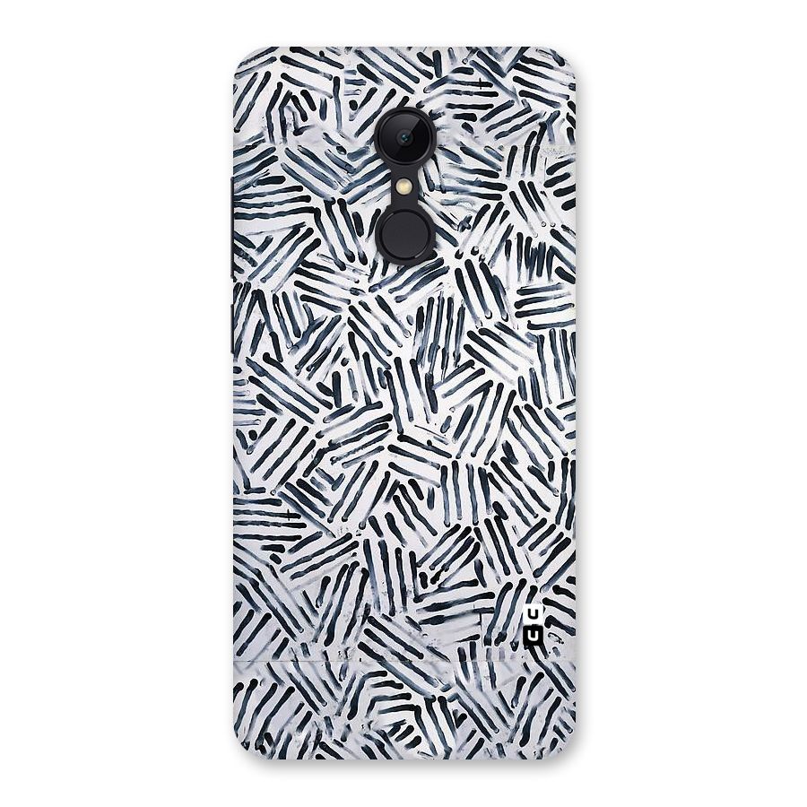 Black Tiny Uneven Back Case for Redmi 5