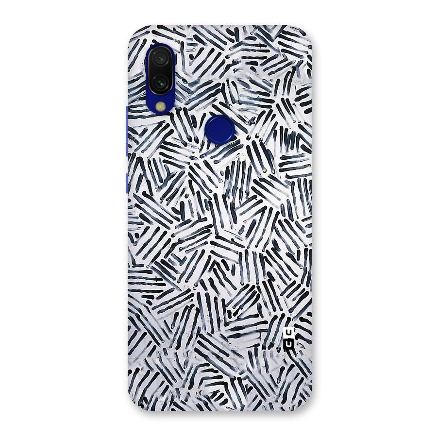 Black Tiny Uneven Back Case for Redmi 7