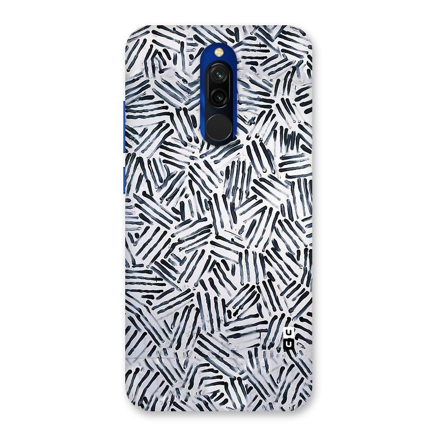 Black Tiny Uneven Back Case for Redmi 8