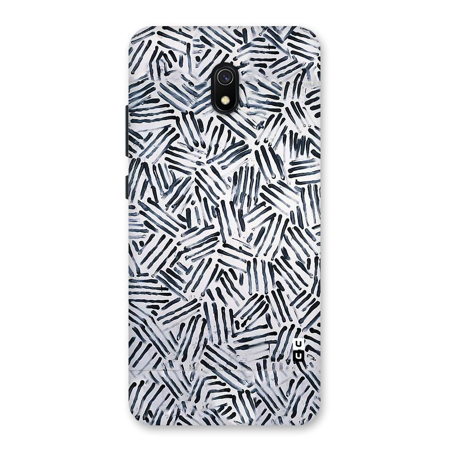 Black Tiny Uneven Back Case for Redmi 8A