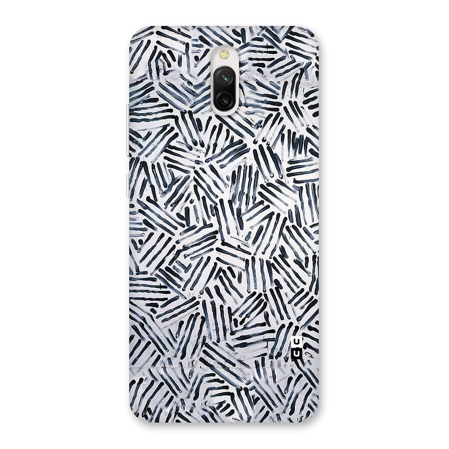 Black Tiny Uneven Back Case for Redmi 8A Dual