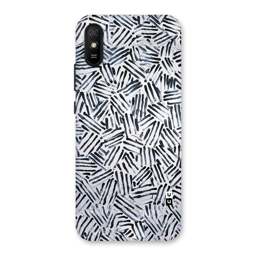 Black Tiny Uneven Back Case for Redmi 9A