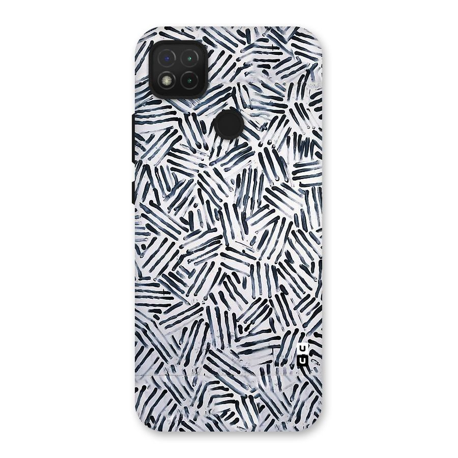 Black Tiny Uneven Back Case for Redmi 9C