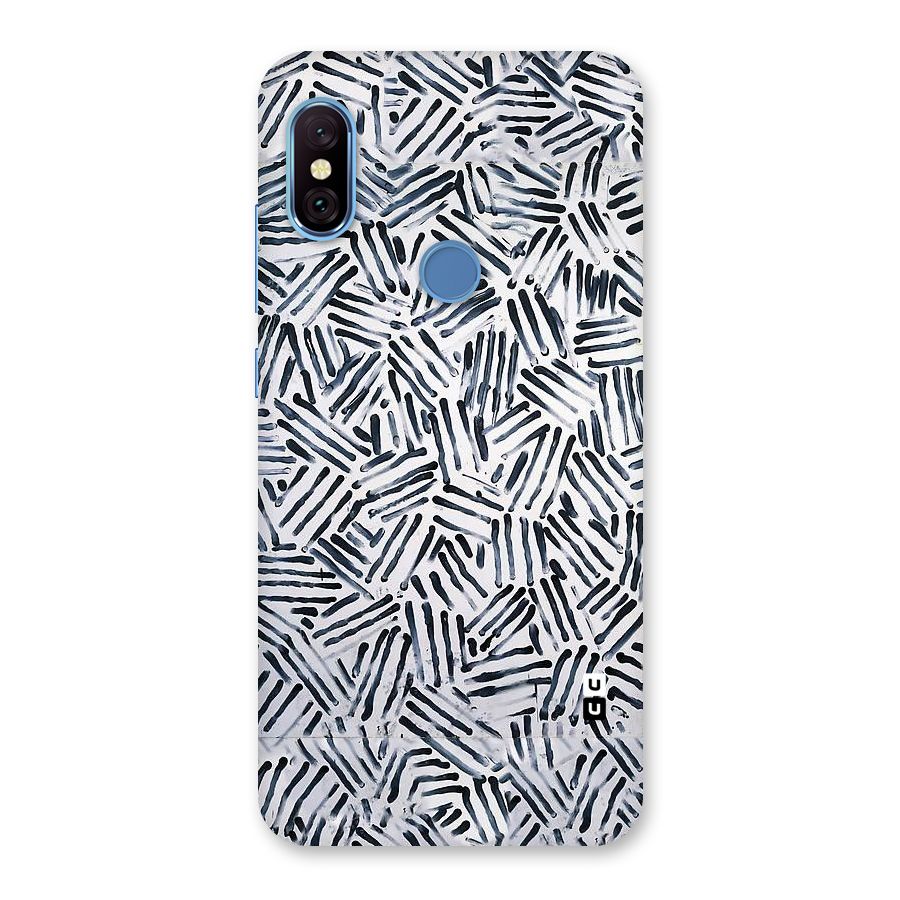 Black Tiny Uneven Back Case for Redmi Note 6 Pro