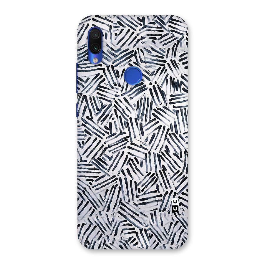 Black Tiny Uneven Back Case for Redmi Note 7S