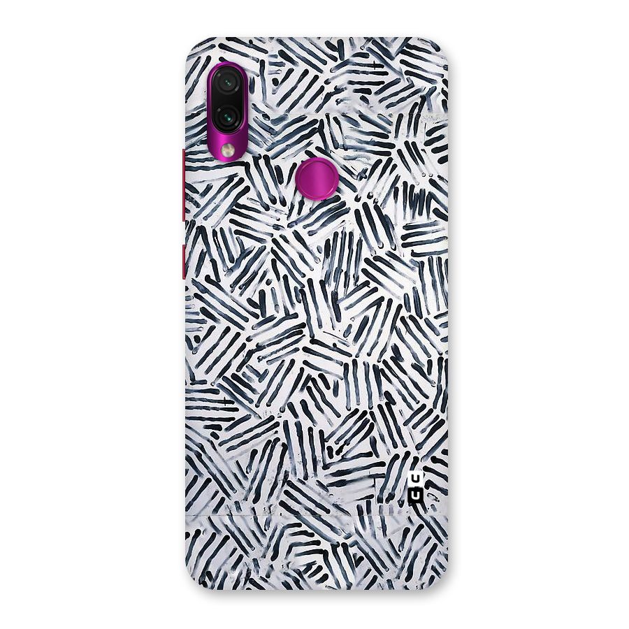 Black Tiny Uneven Back Case for Redmi Note 7 Pro