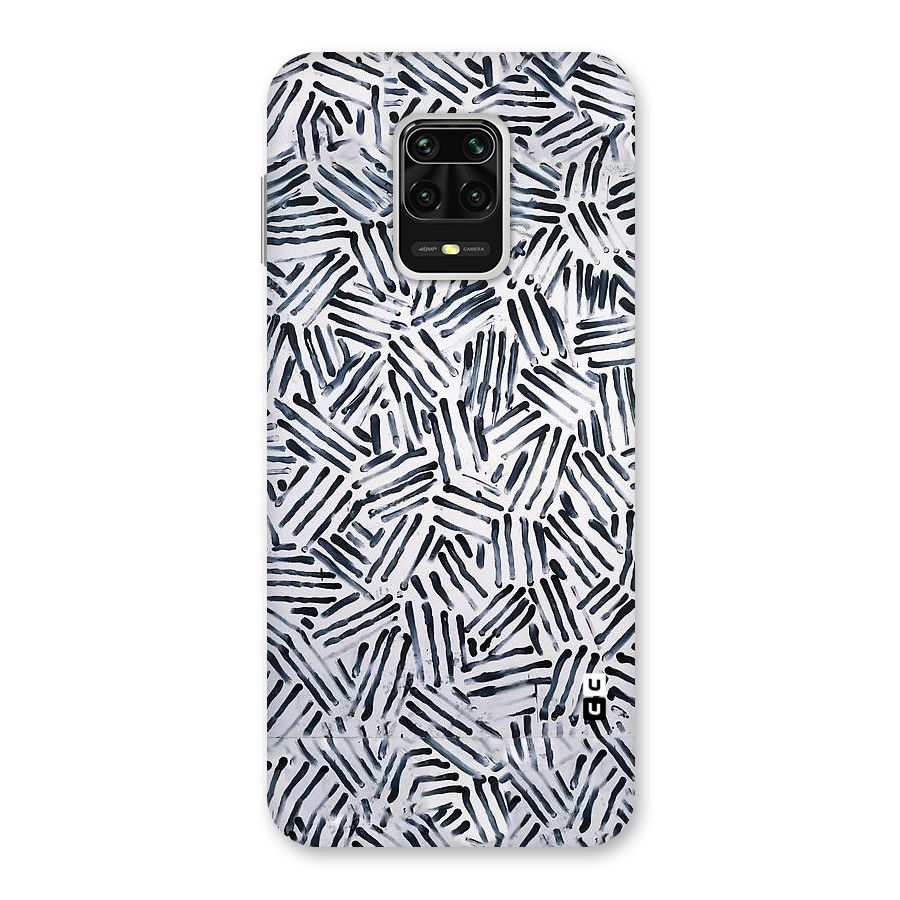 Black Tiny Uneven Back Case for Redmi Note 9 Pro