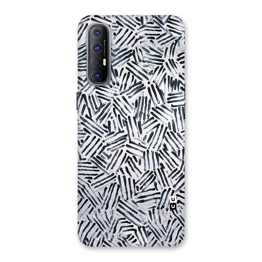 Black Tiny Uneven Back Case for Reno3 Pro