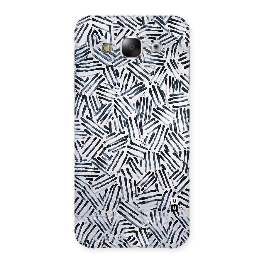 Black Tiny Uneven Back Case for Samsung Galaxy E5