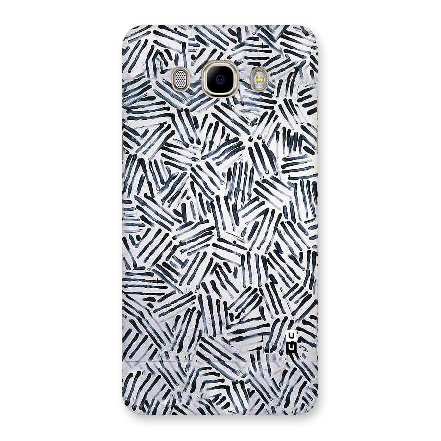 Black Tiny Uneven Back Case for Samsung Galaxy J7 2016