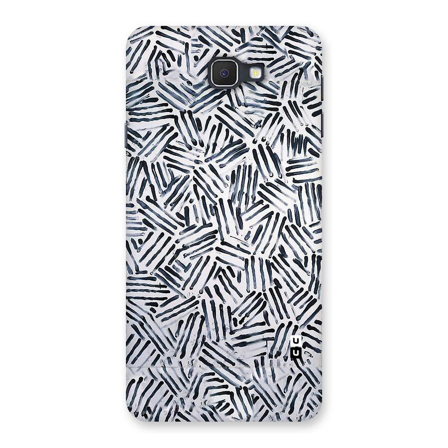 Black Tiny Uneven Back Case for Samsung Galaxy J7 Prime