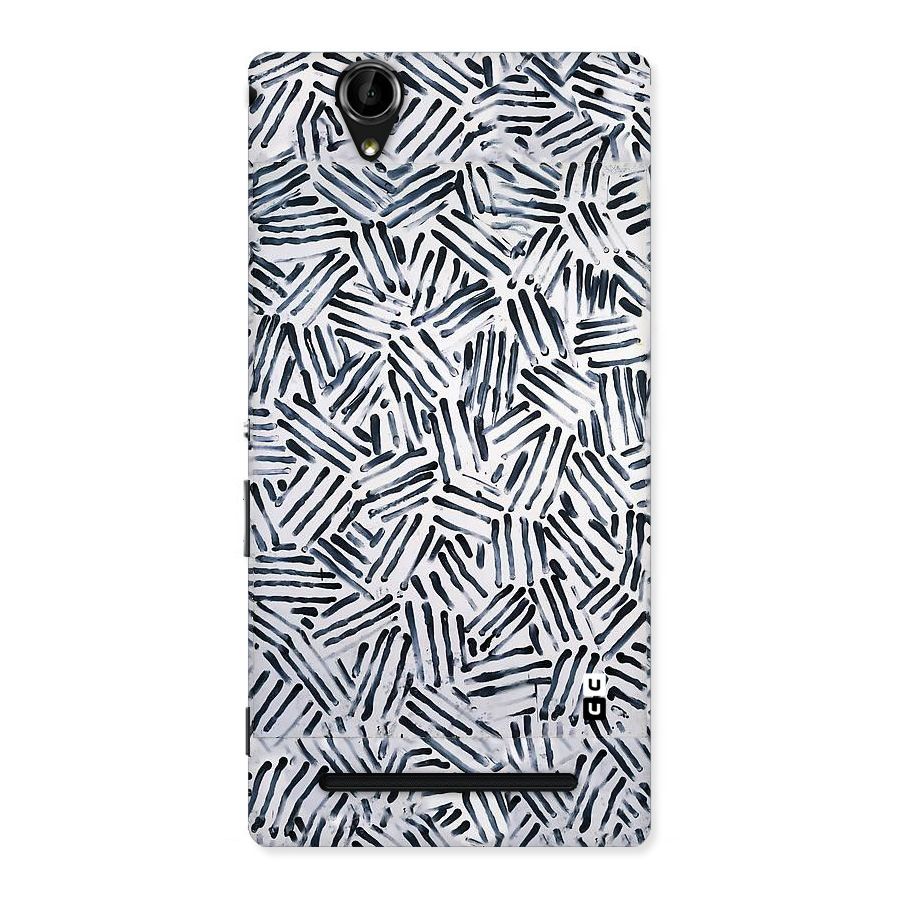 Black Tiny Uneven Back Case for Sony Xperia T2