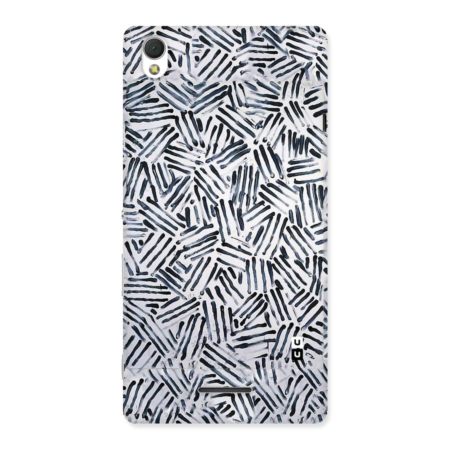 Black Tiny Uneven Back Case for Sony Xperia T3