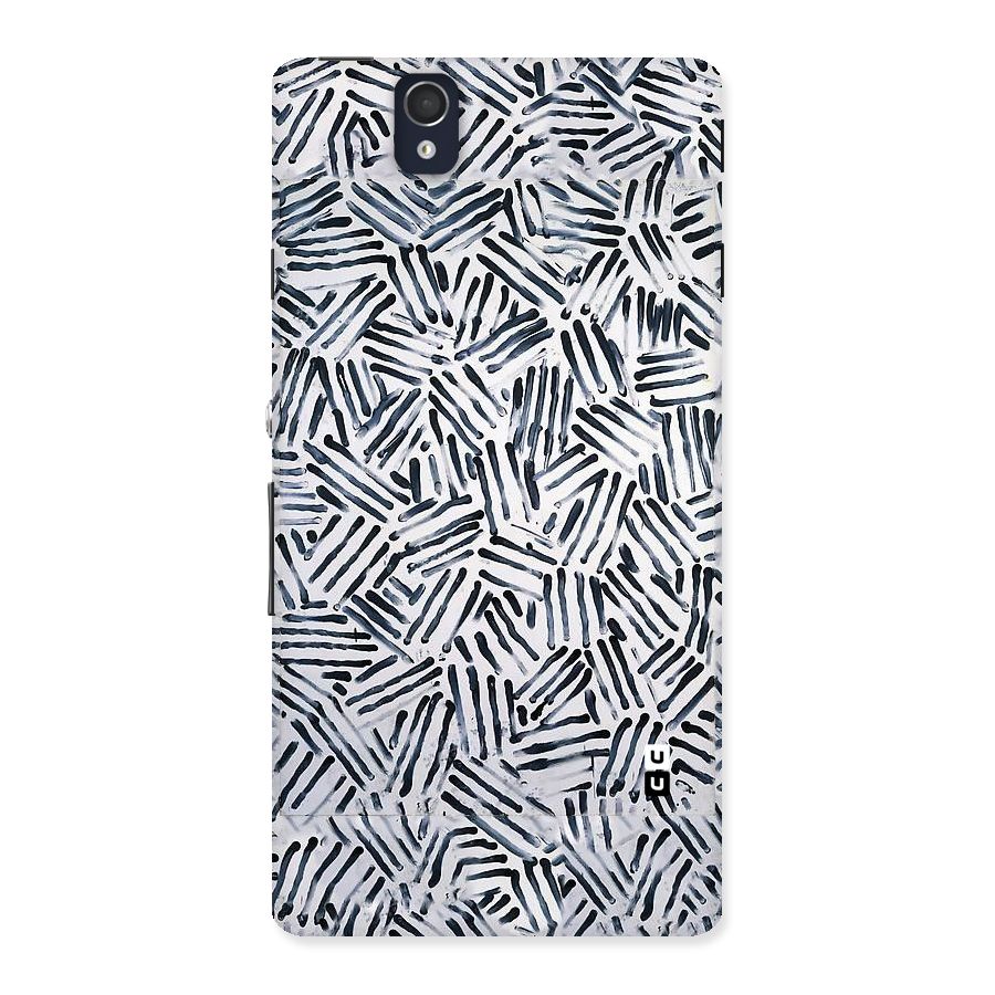 Black Tiny Uneven Back Case for Sony Xperia Z