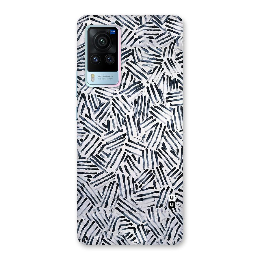Black Tiny Uneven Back Case for Vivo X60 Pro