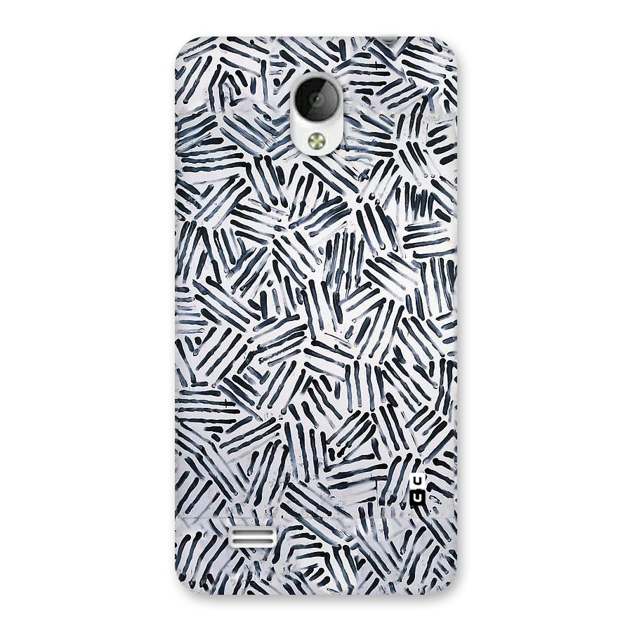 Black Tiny Uneven Back Case for Vivo Y21