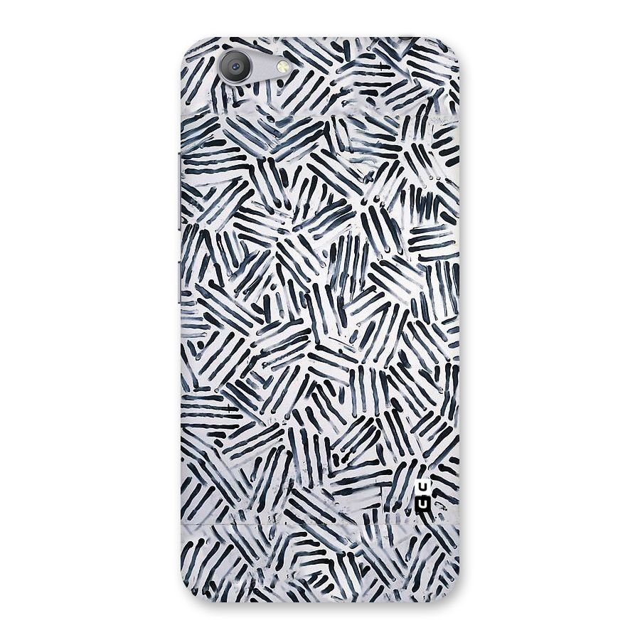 Black Tiny Uneven Back Case for Vivo Y53