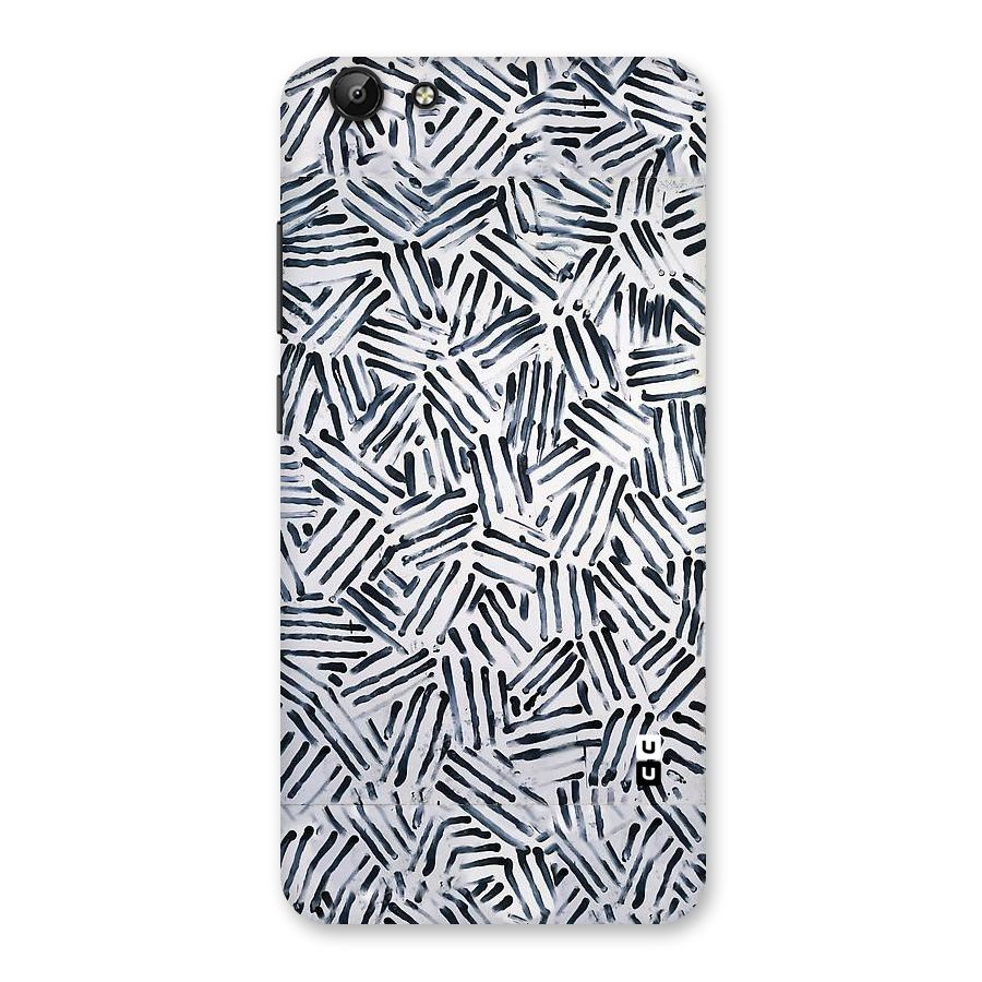 Black Tiny Uneven Back Case for Vivo Y69
