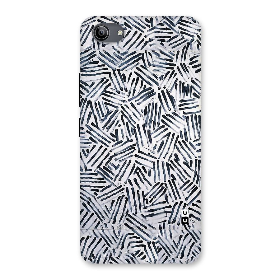 Black Tiny Uneven Back Case for Vivo Y81i