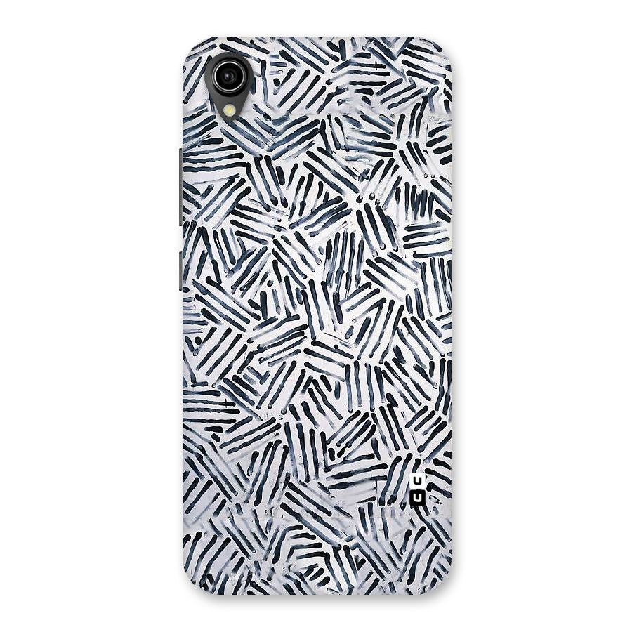 Black Tiny Uneven Back Case for Vivo Y90