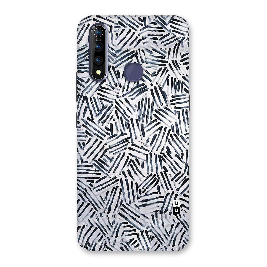 Black Tiny Uneven Back Case for Vivo Z1 Pro