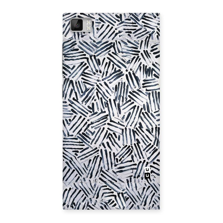 Black Tiny Uneven Back Case for Xiaomi Mi3
