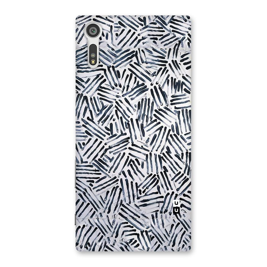 Black Tiny Uneven Back Case for Xperia XZ