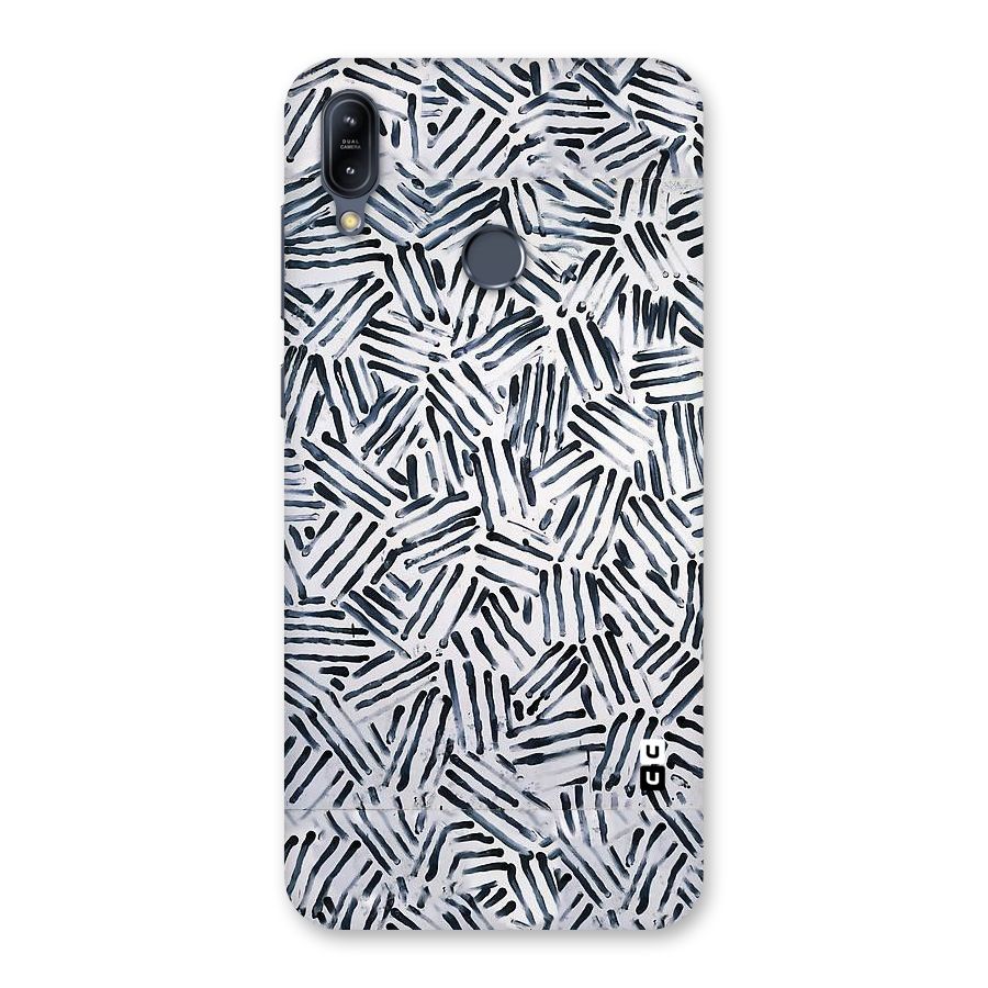 Black Tiny Uneven Back Case for Zenfone Max M2