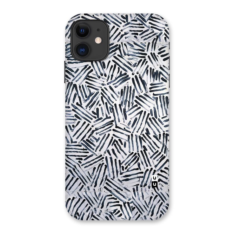 Black Tiny Uneven Back Case for iPhone 11