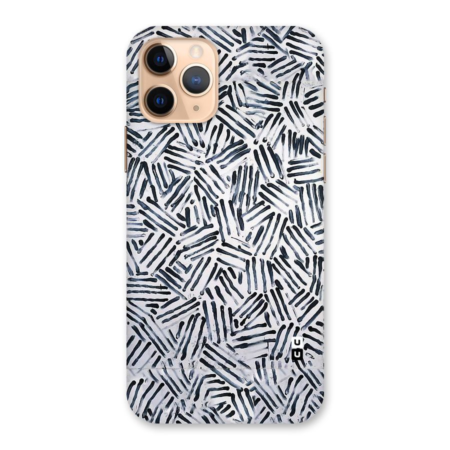Black Tiny Uneven Back Case for iPhone 11 Pro