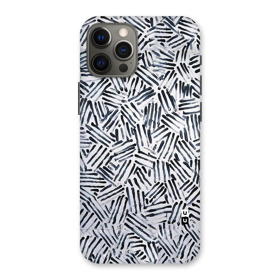 Black Tiny Uneven Back Case for iPhone 12 Pro Max