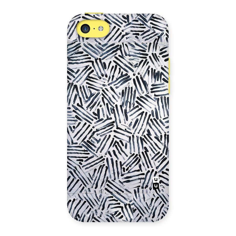 Black Tiny Uneven Back Case for iPhone 5C