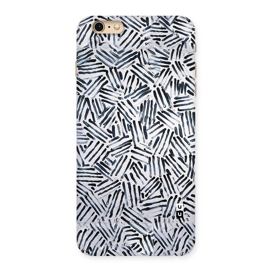Black Tiny Uneven Back Case for iPhone 6 Plus 6S Plus