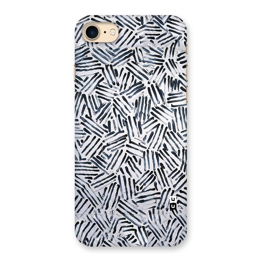 Black Tiny Uneven Back Case for iPhone 7