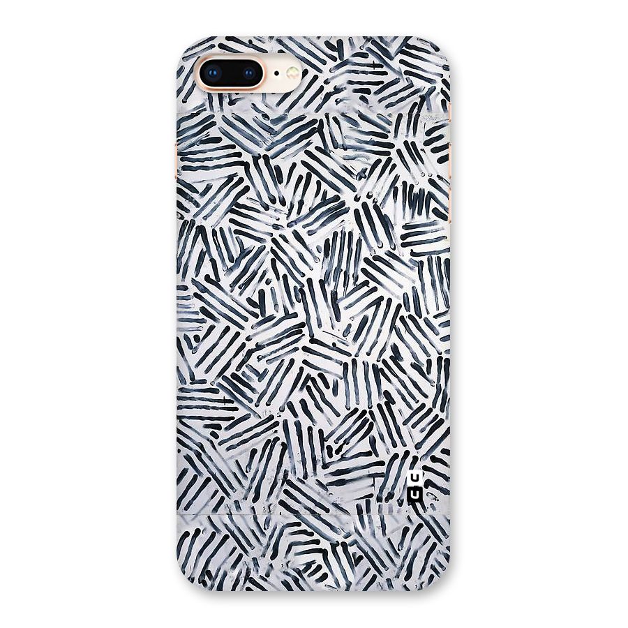 Black Tiny Uneven Back Case for iPhone 8 Plus