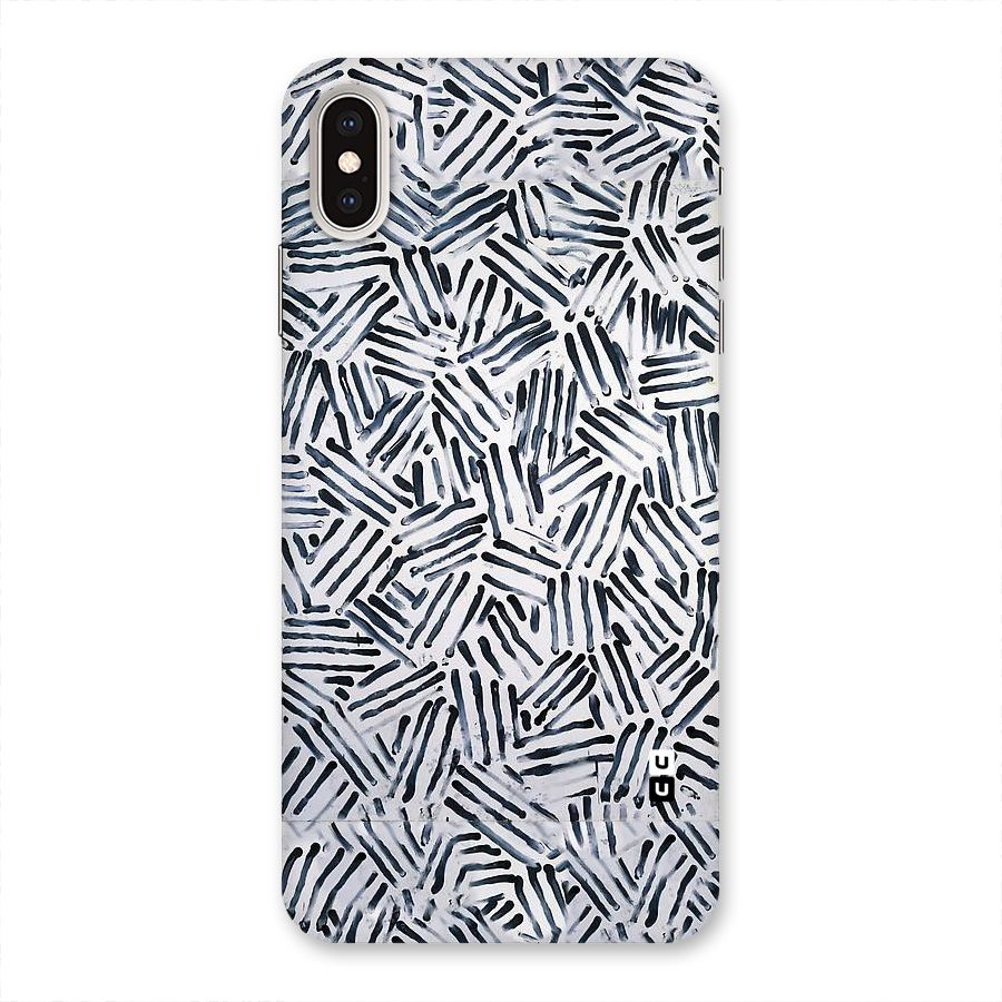 Black Tiny Uneven Back Case for iPhone XS Max